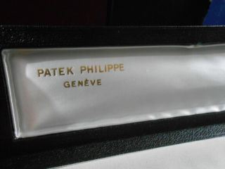 RARE VINTAGE LEATHER WATCH BOX FOR PATEK PHILIPPE GOOD CONDITIONS 9