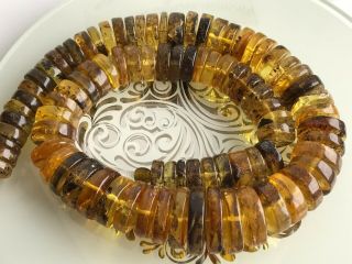 Natural Vintage Amber Beads Antique Baltic Old Necklace 141 gr 2