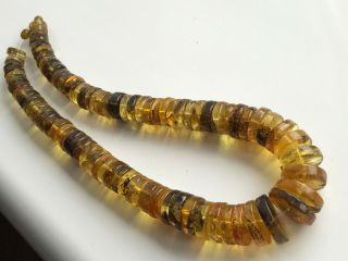 Natural Vintage Amber Beads Antique Baltic Old Necklace 141 gr 5