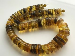 Natural Vintage Amber Beads Antique Baltic Old Necklace 141 gr 6