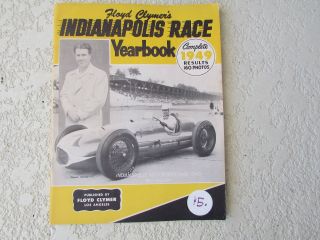 1949 Indy 500 Auto Race Yearbook Floyd Clymer 
