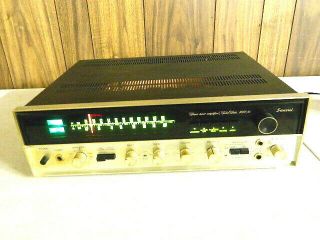 Vtg Sansui Stereo Tuner Amplifier Solid State 5000a Unit Silverface Powers On