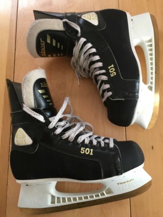 Vintage Hockey Skates Daoust 501 Titanium