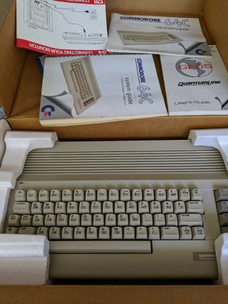 Vintage Commodore 64 C64 Computer System W/power Supply,  Manuals