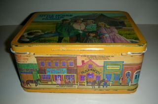 LITTLE HOUSE ON THE PRAIRIE Vintage Metal Lunch Box w/Thermos 1978 C7 - 8 7