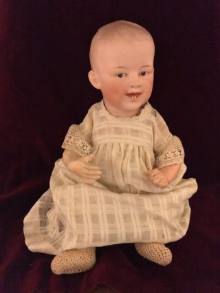 Antique Gebruder Heubach 12 " Jointed Doll Bisque Head Germany Signed Ca 1912