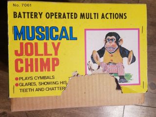 Vintage Daishin Musical Jolly Chimp No.  7061. 8