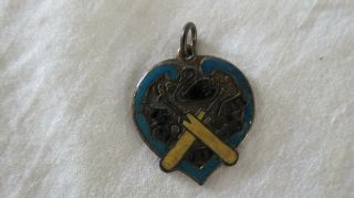 1925 - 26 Waca Cricket Member Vintage Enamel Badge No.  650 Sheridan West Australia
