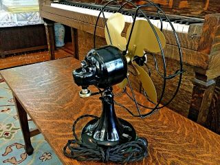 Antique Electric Fan Emerson Vintage Old Oscillating 5