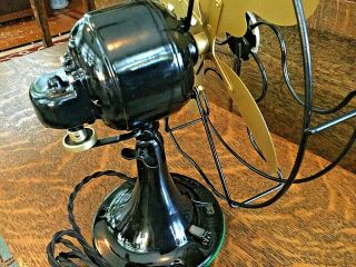 Antique Electric Fan Emerson Vintage Old Oscillating 8
