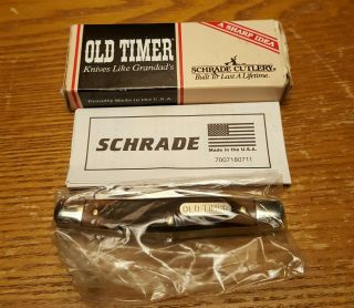 Vintage Schrade USA 44OT Old Timer Workmate Premium Stockman 4 Blade Knife 2