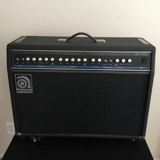 Rare Vintage Ampeg Blue Flake Combo Guitar Amplifier Amp Reverb Model Ss - 140c