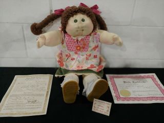 Rare Vintage Soft Sculpture Cabbage Patch Kids Doll Xavier Roberts Little People