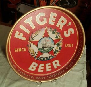 Vintage Fitger’s Brewing Beer Tray Duluth Mn 13 Beautifull Restored Professional