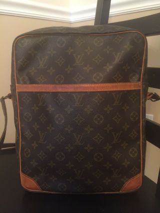 Authentic Vintage Louis Vuitton Monogram Canvas Messenger Bag