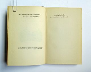 Antique Book GERHART HAUPTMANN 