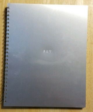 Madonna Sex Book Vintage (metal Cover,  1992) Aluminum Spiral Bound