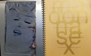 Madonna Sex Book VINTAGE (Metal Cover,  1992) ALUMINUM SPIRAL BOUND 4
