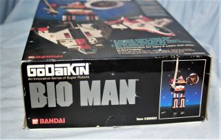 Vintage GoDaiKin BIO MAN - 1984 Bandai Japanese ROBOT - 5