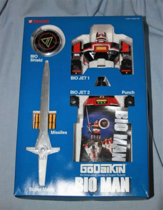 Vintage GoDaiKin BIO MAN - 1984 Bandai Japanese ROBOT - 6