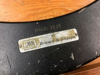 Vintag Brown & Sharpe 12 - 18 