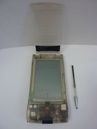 Rare - (clear Translucent) Apple Newton Messagepad 110 Model H0059 Pda - Vintage