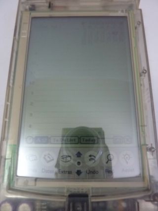 RARE - (Clear Translucent) Apple Newton Messagepad 110 Model H0059 PDA - Vintage 2
