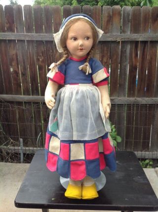 23 " Antique Lenci Style Felt Doll