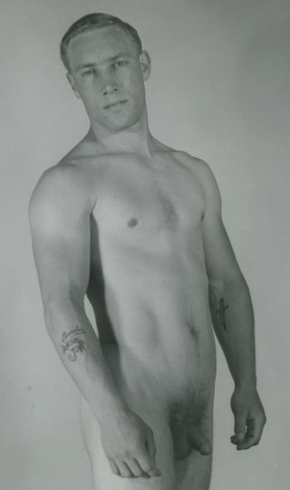 4 Of 5 - Vintage 60s Male Nude Academic Art Study 5x7 Photo 16605
