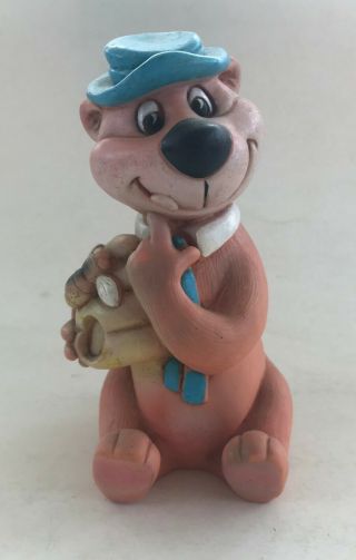 Rare Yogi Bear Hanna Barbera Argentina Squeeze Rubber Franzi Vintage 1970 