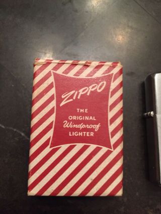 1955 Zippo Coca Cola,  rare and vintage,  Pat.  2517191 With Candy Box 3
