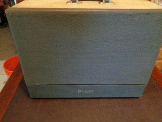 Vintage Pfaff Sewing Machine Travel Carrying Storage Case Only W/ Hinges