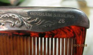 Vintage Gorham Sterling Silver Vanity Set 3 pc. 6