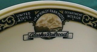 Vintage Alaska Railroad Mt.  McKinley Park Hotel Cup & Saucer 4