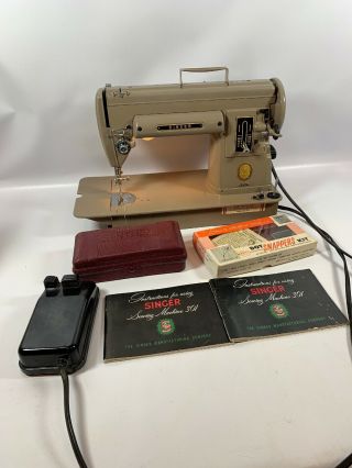 Vintage Singer 301a Sewing Machine Pedal Book