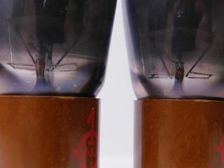 National Electronics 6L6G Vintage Vacuum Tube Pair Smoked Glass NOS (Test 100) 4