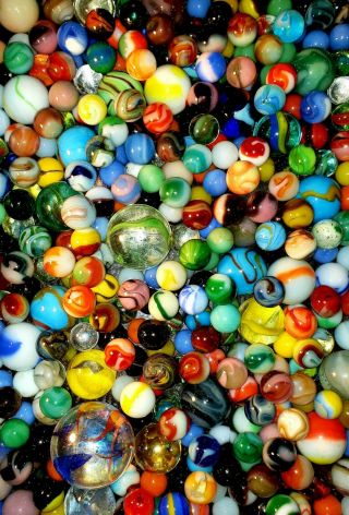 372 Marbles Vintage German Agate Style Jabo Akro Peltier Vitro Mk Mm Mfc Antique