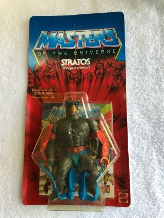 Motu,  Vintage,  Masters Of The Universe,  Moc,  1982,  Stratos,  Red Wings