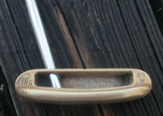 Old Vintage Antique Ping Scottsdale Putter Model 69W FreeShipping 2