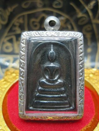 Pendant Leklai Black Phra Somdej Lp Toh Thai Amulet Protection Healing Lucky 123