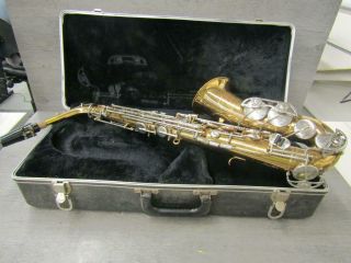 Vintage Selmer Bundy Ii Alto Saxophone Sn 1008013 With Hard Case