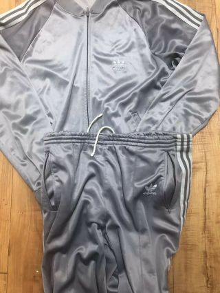 VINTAGE 70 ' S ADIDAS ATP KEYROLAN TRACK SUIT JACKET XL PANTS L BBOY STREETWEAR 3