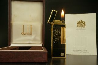 Dunhill Rollagas Lighter - Orings Vintage W/box A03