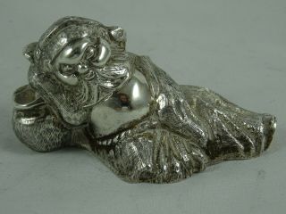 Solid Silver Model Of A Chinaman,  1978,  135gm