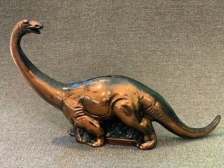 Dinosaur Bank Metal Sinclair Antique,  Rare,  Vintage,  Brontosaurus Collectible