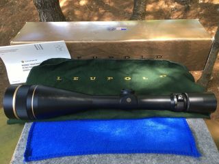 Vintage Leupold Vari - X Iii 6.  5 - 20x50mm Rifle Scope Matte Fine Duplex W/box