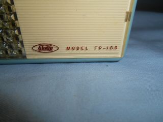 Vintage 1958 Sharp LE STRAD Transistor Six Radio Model TR - 180 Hayakawa Electric 3