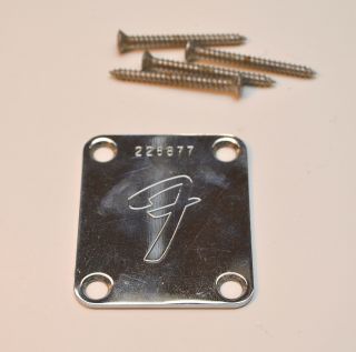 Vintage 1968 Fender Mustang Usa Neck Plate