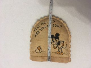 RARE Mickey Mouse EGG COSY 1930s England Disney egg cosey cozy vintage antique 6
