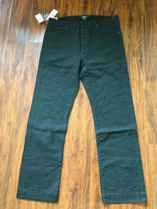 Nwt Double Rl Rrl By Ralph Lauren Mens Worker Vintage Pants Size 34x32 Msrp $360